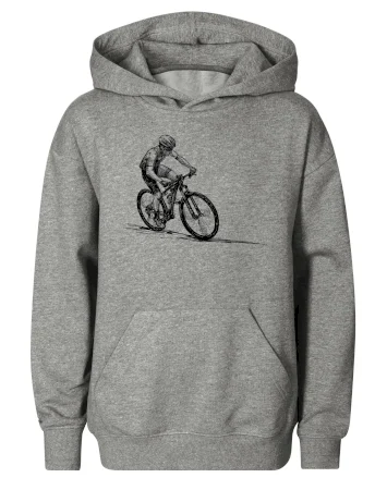 MTB kreslený cyklista