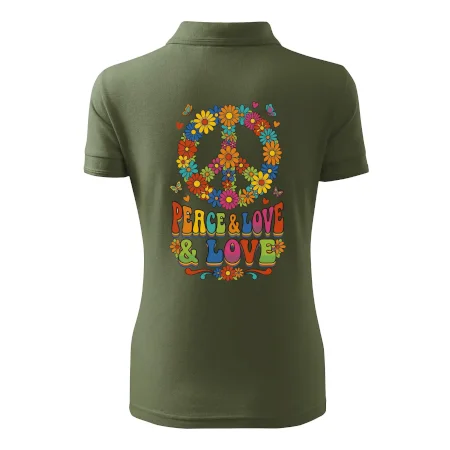 Peace and love - na výšku s květy
