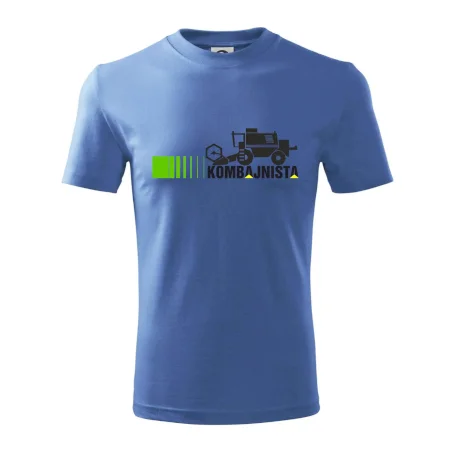Kombajnista zelená a žltá