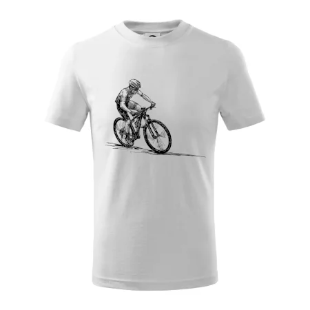 MTB kreslený cyklista