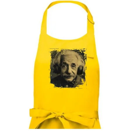 Albert Einstein so slúchadlami