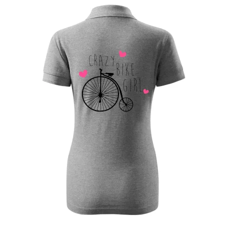 Crazy bike girl