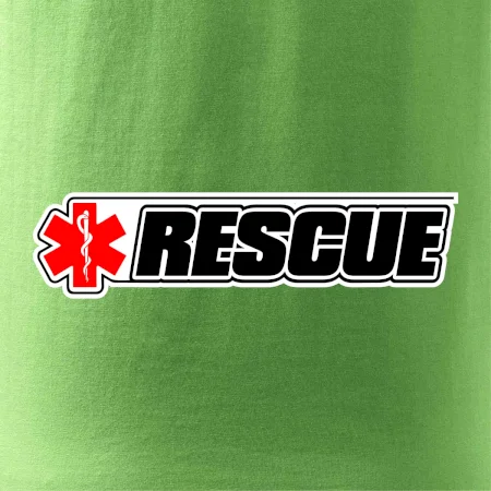 Záchranár rescue kríž červený