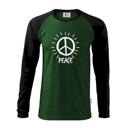 Peace symbol čiernobiely