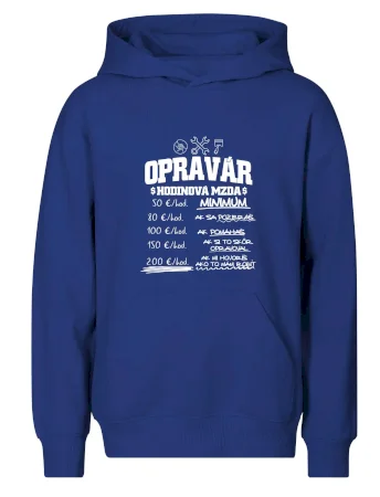 Hodinová mzda - opravár