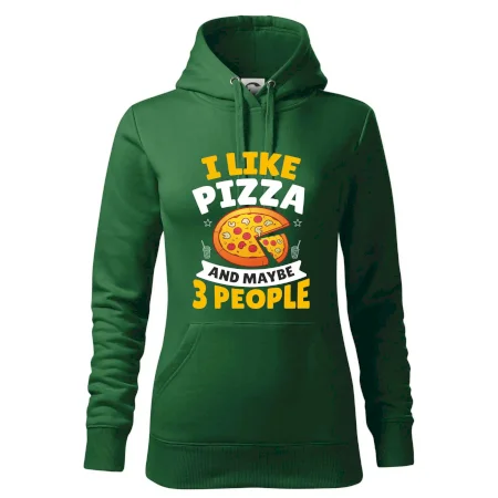 I like pizza and maybe 3 people