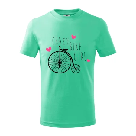 Crazy bike girl