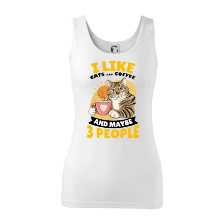 I like cats and coffee and maybe 3 people