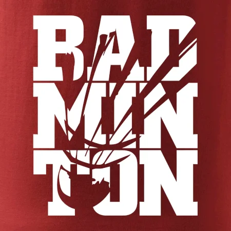 Badminton nápis