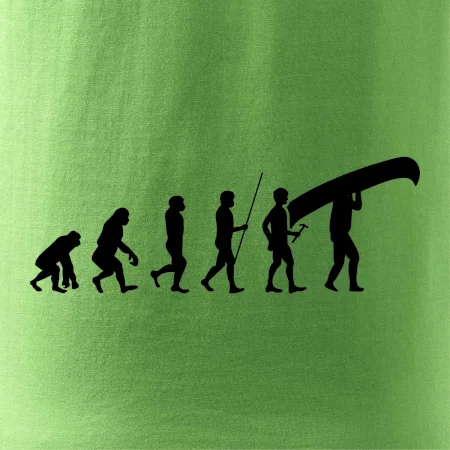 Evoluce kanoe nad hlavou