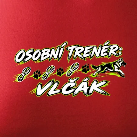 Osobní trenér vlčák - běžecký motiv