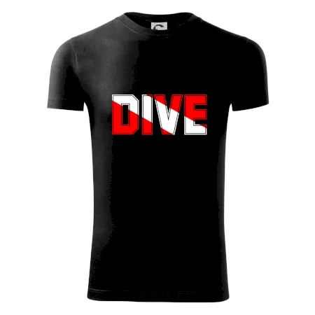 Dive nápis vlajka
