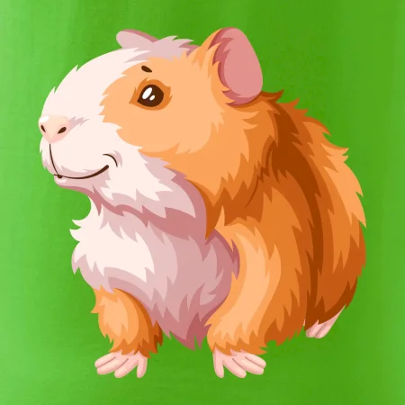 Morča - kreslené, bielo oranžové