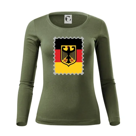 Nemecká známka - vlajka