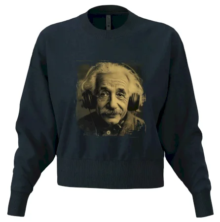 Albert Einstein so slúchadlami