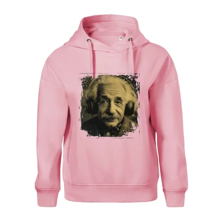 Albert Einstein so slúchadlami