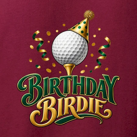 Narozeninové birdie s golfovým míčkem