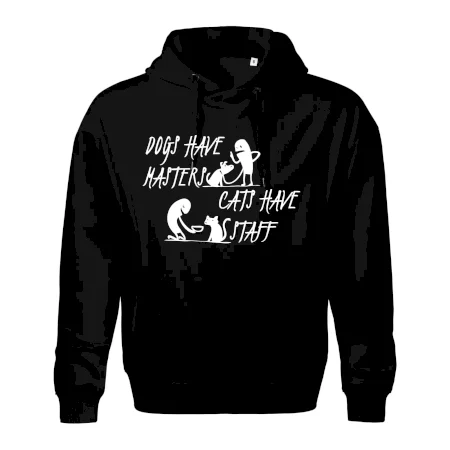 Dogs have masters, cats have staff