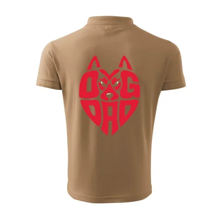 Dog dad nápis v hlavě