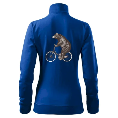 Medveď na bicykli