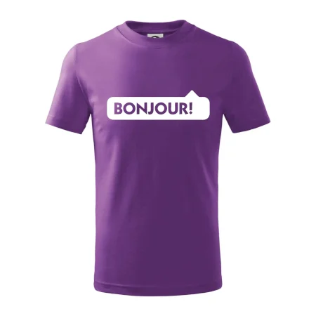 Nápis Bonjour
