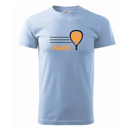 Padel - oranžová raketa