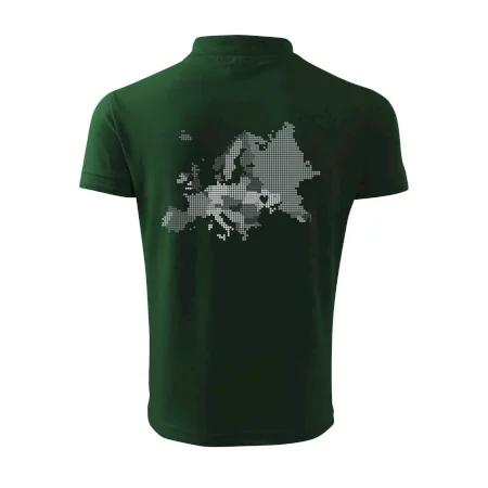 Mapa Európy - srdce v Ukrajine