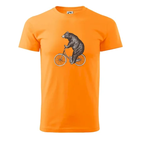 Medveď na bicykli