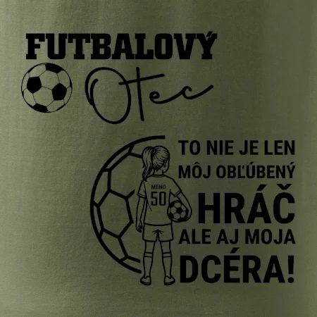 Futbalový otec - jedna dcéra (vaše meno a číslo)