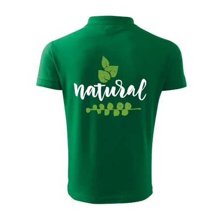 Natural - nápis v listoch
