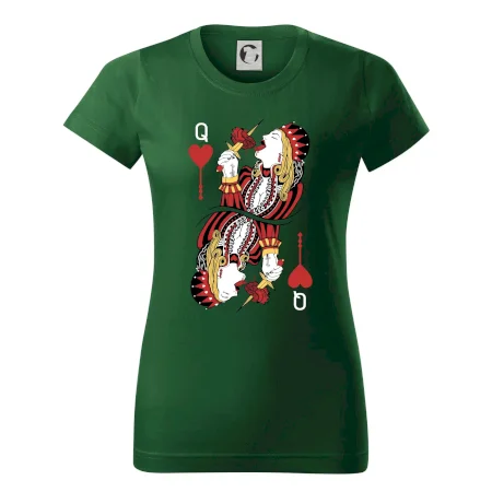 Srdcová Kráľovná kreslená (Pecka Design)
