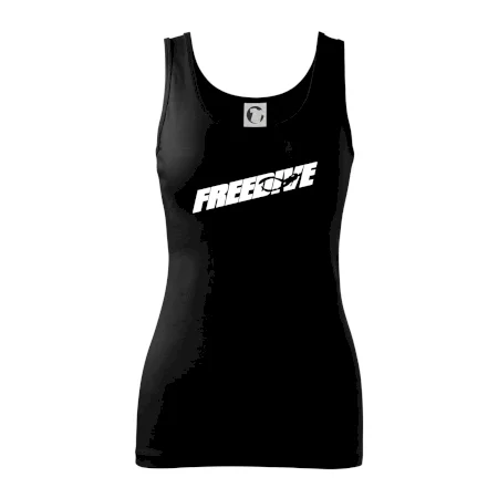 Freedive - nápis s potápačom