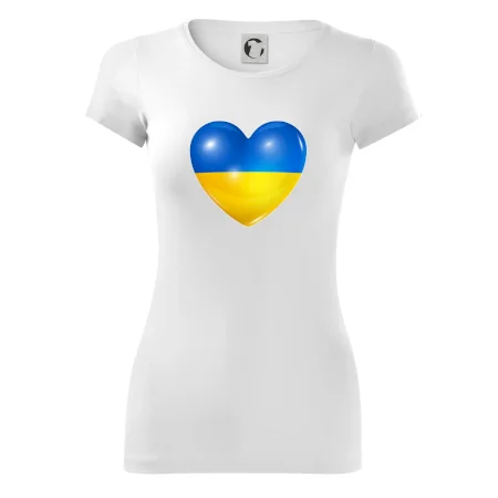 Ukrajina srdce vlajka