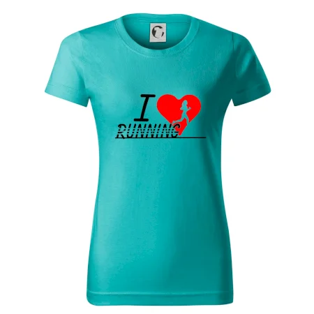 I love running dievča