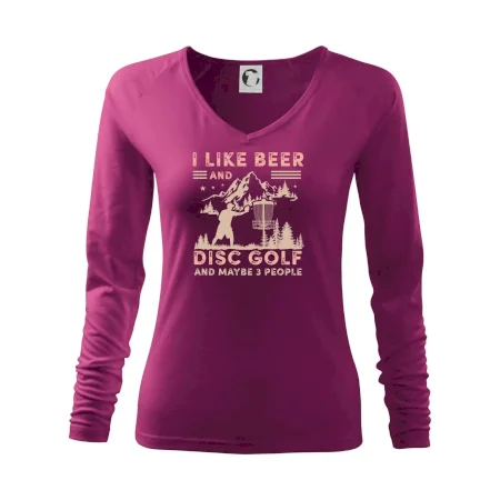 I like beer and disc golf