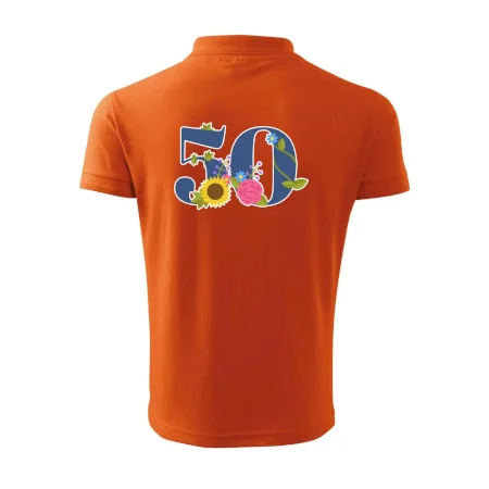 Kvetinové číslo kreslené - 50