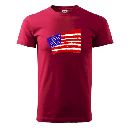 Americká vlajka ohnutá