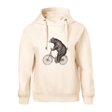 Medveď na bicykli