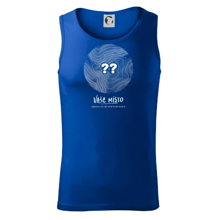 Vaše miesto - vrstevnice v kruhu