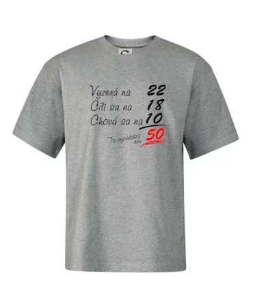 Vyzerá, cíti sa, chová sa - 50 rokov