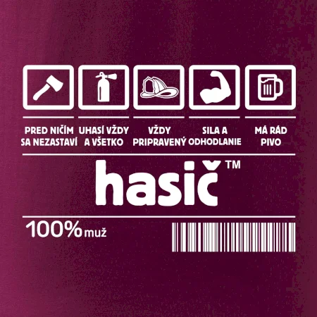 Čiarový kód - Hasič / hasička