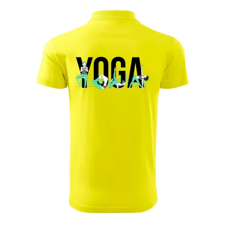 Yoga nápis farebný