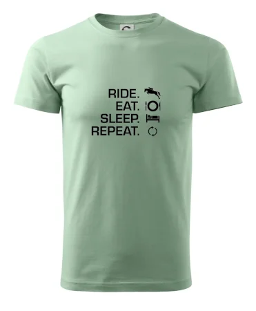Ride Eat Sleep Repeat Kôň