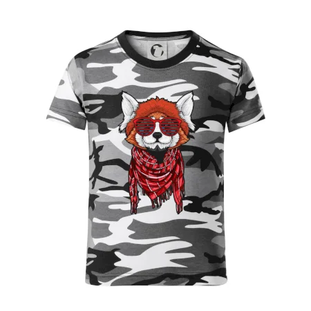 Červená panda hipster