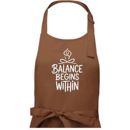 Balance begins within nápis