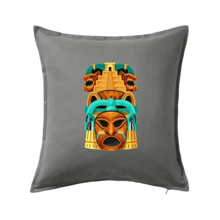 Mayová maska s pyramídou