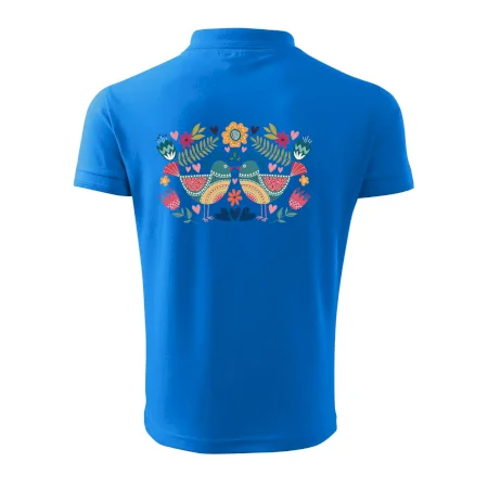 Folklór - dva farebné vtáčiky