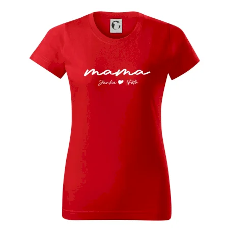 Mama - tričko menami deti písacie