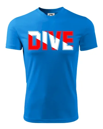 Dive nápis vlajka