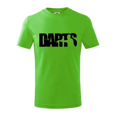 Darts - nápis so šípkarom